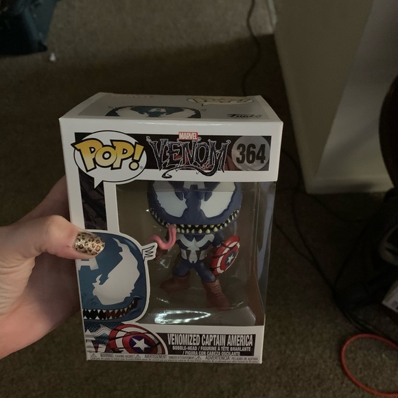 venomized captain america pop price